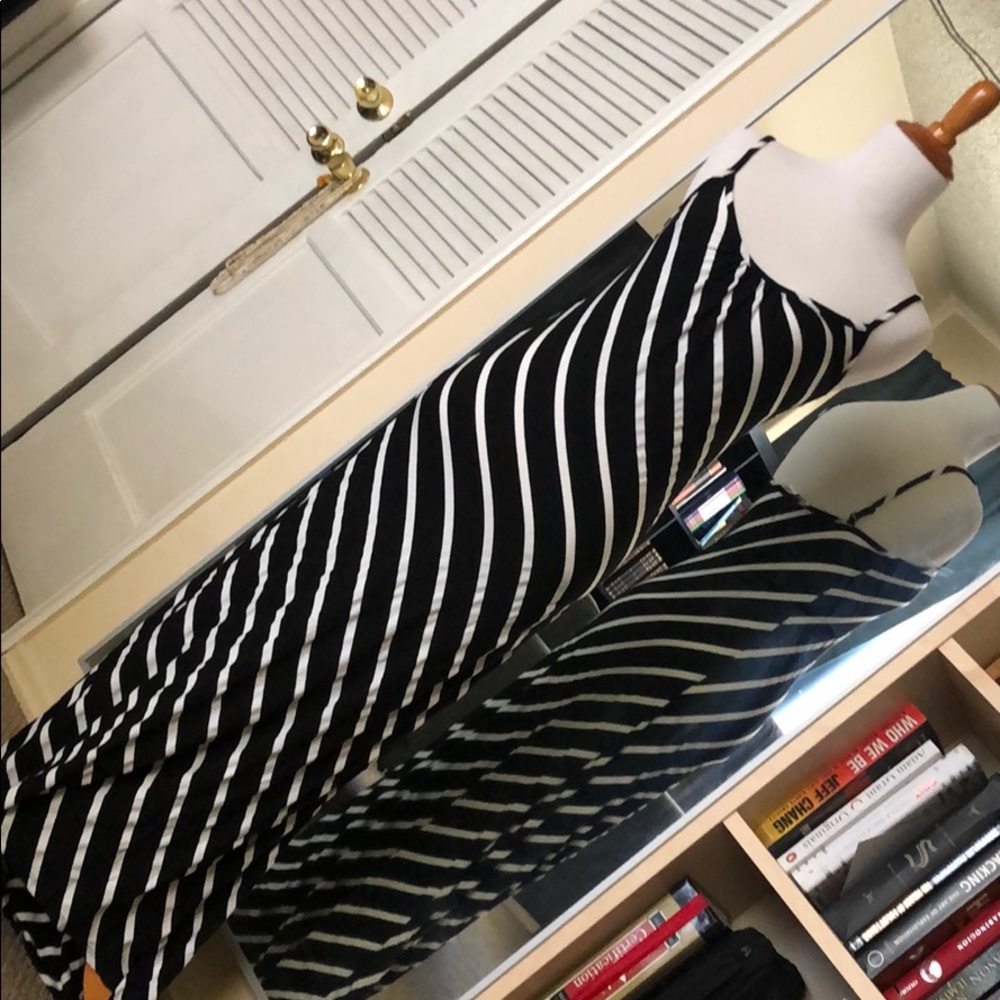 Striped maxi